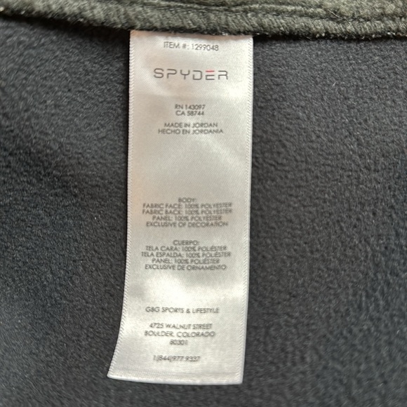 Spyder 1/4 Zip Jacket-size Large - Picture 11 of 12